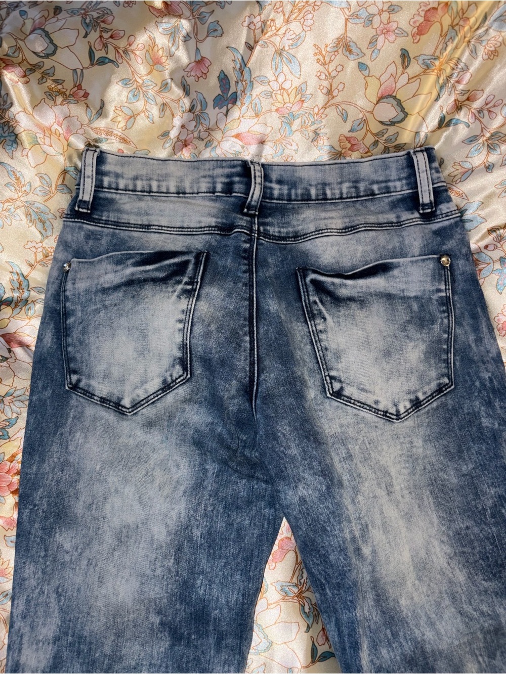 VENUS Embellished Dark Blue Boyfriend Jeans - Picture 3 of 3